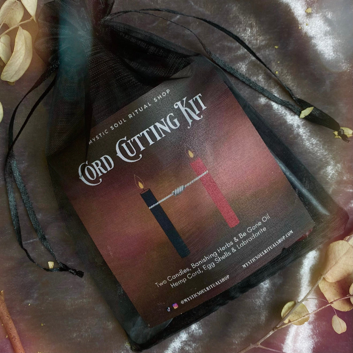 Cord Cutting Spell Kit for Witches | Ritual Set for Releasing & Letting Go