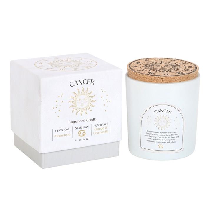 Scented Zodiac Crystal Candle