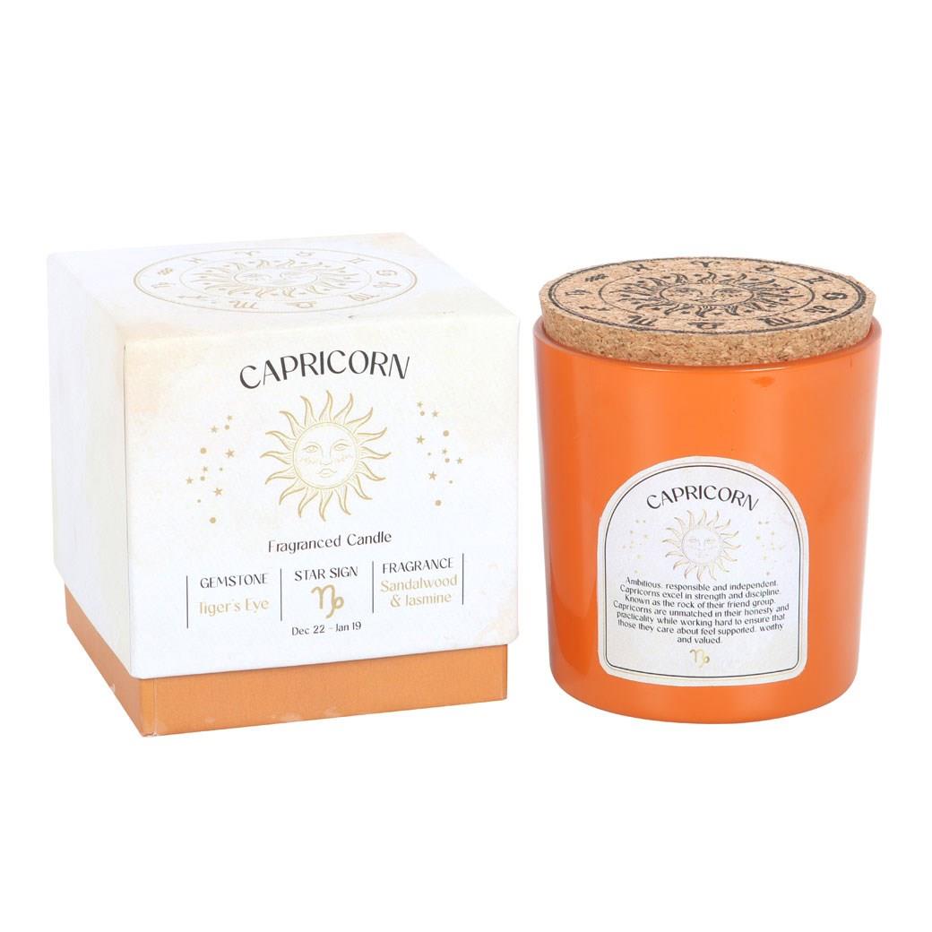 Scented Zodiac Crystal Candle