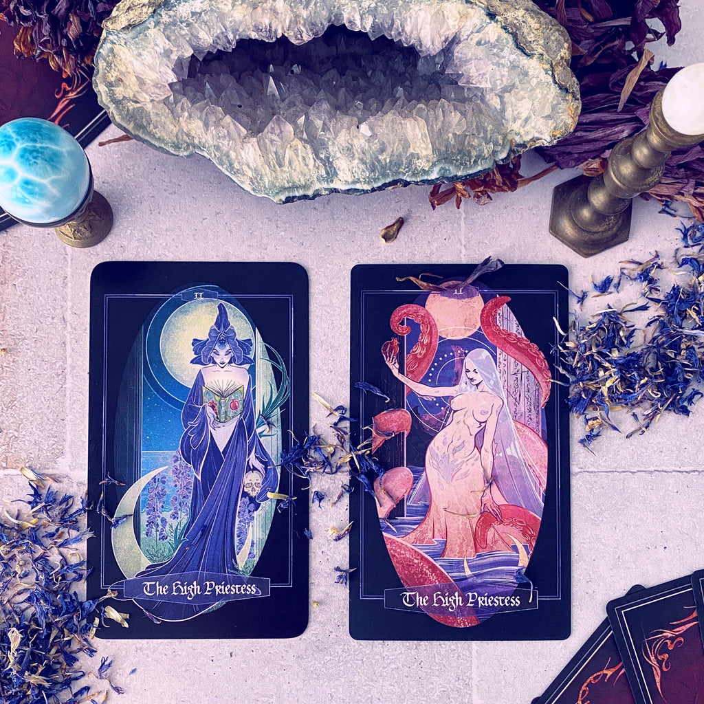 Children of Ostara Tarot Deck and Book (Black Edition)