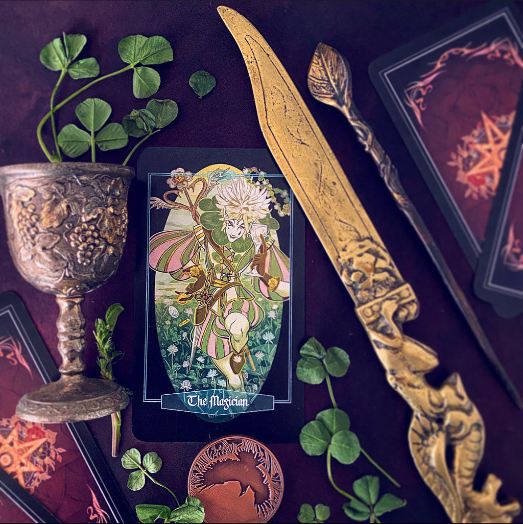 Children of Ostara Tarot Deck and Book (Black Edition)