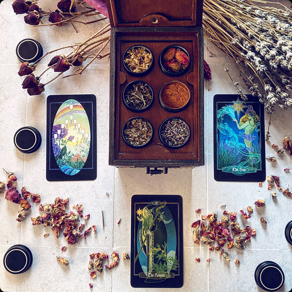 Children of Ostara Tarot Deck and Book (Black Edition)