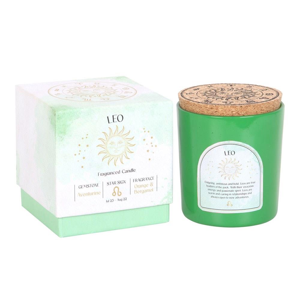 Scented Zodiac Crystal Candle