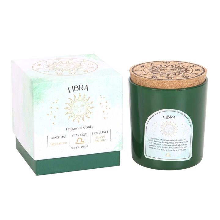 Scented Zodiac Crystal Candle