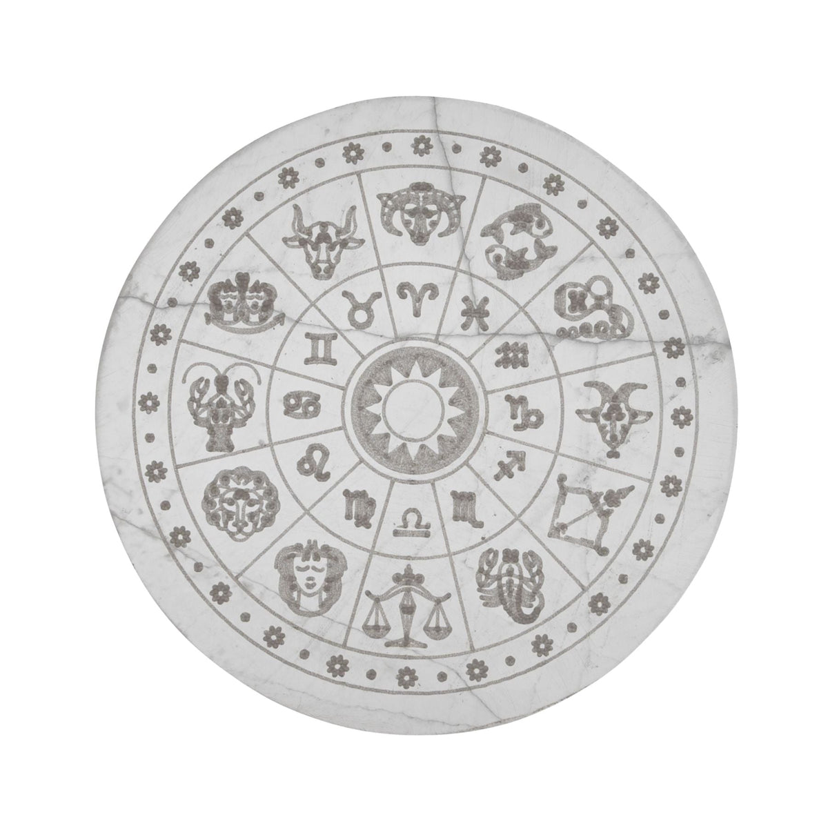 Zodiac Selenite Charging Plate