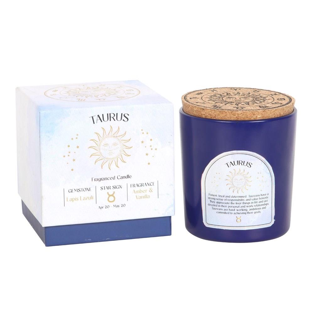 Scented Zodiac Crystal Candle