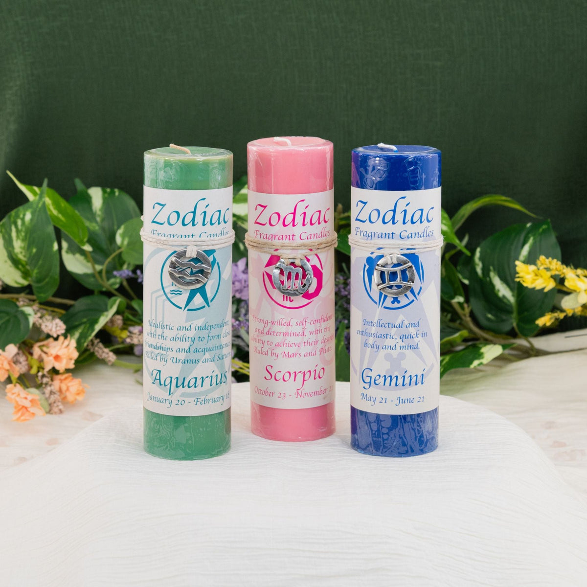 Zodiac Pillar Candle