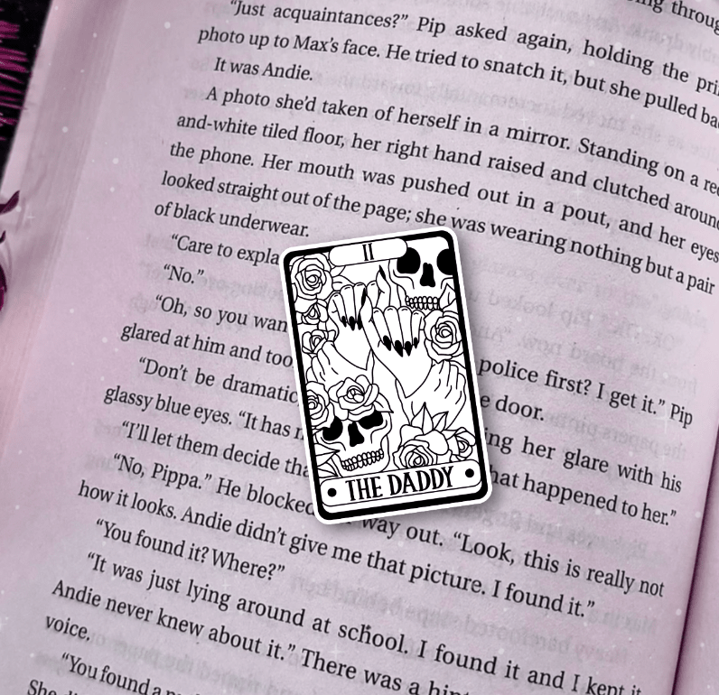 Dark Romance Tarot Stickers and Bookmarks